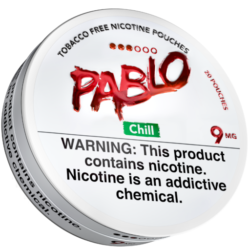 Pablo Chill can from the US range, available at 3, 6 or 9 mg per pouch