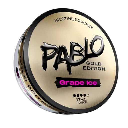 Pablo Gold Edition Grape Ice can, 17 mg per pouch, 14 g net