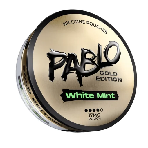 Pablo Gold Edition White Mint can, 17 mg per pouch