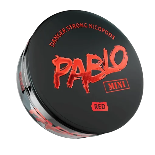 Pablo Mini Red can, 15 mg per pouch, 30 pouches