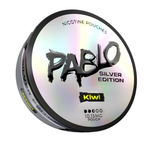 Pablo Silver Edition Kiwi can, 10.15 mg per pouch, strong tier